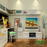 韩式田园风格电视柜组合+重庆圣源家具量身定制+免费设计+包邮