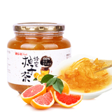 韩国迪乐司蜂蜜柚子茶1000g原装进口水果茶果味茶饮品冲饮果酱