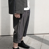 [有章]时尚潮流全羊毛西装休闲裤男裤九分裤原创设计师品牌男装