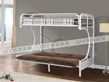 床高架床铁艺子母床双层床上下铺成人上下床折叠床单人床特价两层
