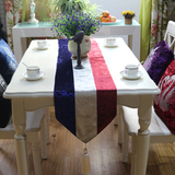 约现代纯色茶几餐桌桌布布艺电视柜新款台布装饰奢华餐桌布艺桌旗