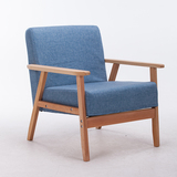 特价时尚北欧简约设计师现代宜家风小户型布艺单人休闲椅沙发椅子