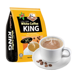 马来西亚进口泽合怡保速溶三合一白king香浓咖啡王600g冲饮品