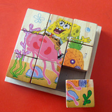 立体积木益智拼图 幼儿童早教六面画盒装玩具 3-6周岁