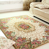 DMF欧式地毯客厅 茶几垫简约现代时尚卧室长方形床边毯满铺可机洗
