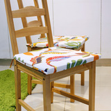四季布艺坐垫纯色全棉海绵椅垫榻榻米座垫梯形可拆洗透气定制椅垫