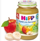 德国原装喜宝HIPP有机香蕉苹果泥 4个月辅食 190克