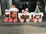 富花·纸玩空间 圣诞节系列之糖果车 亲子交流,互动玩具