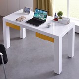 电脑桌烤漆简约现代宜家书桌时尚个性家用大桌子写字台高档办公桌