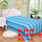 棉饰家 老粗布床单单件纯棉单人学生夏季双人床被单全棉床罩加厚