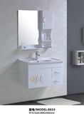 卫浴欧式PVC浴室柜组合洗漱盆卫浴镜柜组合洗手盆台盆卫生间吊柜