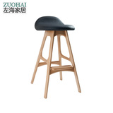 厂家直销 实木吧台椅时尚吧椅现代简约高脚吧凳欧式创意酒吧桌椅