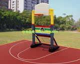 户外家用幼儿园儿童塑料篮球架移动足球网足球门篮球架二合一组合