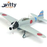 代购 1:72日本零式战斗机A6M2二战飞机模型合金成品摆件