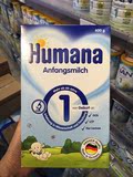 德国Humana婴幼儿配方奶粉1段2段3段600g正品代购海外直邮包邮
