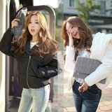 2016韩版新款羽绒棉衣女装短款加厚带帽学院风外套小棉袄面包服潮