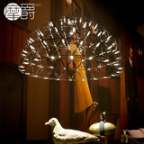 吊灯创意个性餐厅灯LED火花球moooi创意烟花满天星空现代客厅吊灯