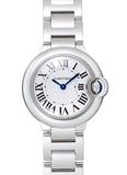 日本直邮代购 瑞士Cartier卡地亚蓝气球石英女表W69010Z4钢带手表