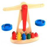 蒙氏教具 宝宝平衡游戏玩具 木质益智儿童玩具1-2-3岁 木制天平