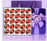 包邮瑞士莲巧克力礼盒25粒紫色高档生日礼物情人节送女神
