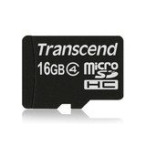 Transcend创见Micro内存卡16G手机存储卡TF卡Class4  全新正品