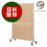 上海厂家直销移动屏风活动屏风铝合金隔断办公室活动隔墙带滑轮