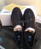 专柜代购 2015新款秋款真皮拉链 JNBY江南布衣女鞋单鞋7F750052