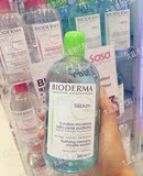 香港代购 正品Bioderma贝德玛卸妝水蓝水500ml 控油深层清洁卸妆