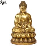 真古意 开光纯铜释迦摩尼佛像 大日如来佛祖有求必应密宗佛教摆件