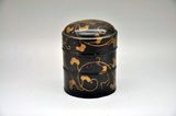 日本江户明治时期漆盒 漆器 化妆盒 茶盒