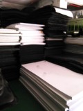 艾迪新思现货加硬黑色白色70度EVA泡棉材料 环保无毒EVA片材板材