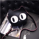 猫猫包袋2016新款零手拿包小斜挎包娜塔莎皮具PU休闲小猫包手机袋