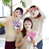日本正品HelloKitty凯蒂猫正版猫头面膜猫脸樱花玫瑰薰衣草2片装