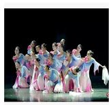 最新款大型古典舞蹈演出服装风酥雨忆现代民族舞蹈服饰女装可定做