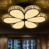 现代简约LED吸顶灯客厅灯水晶灯圆形大气卧室灯创意欧式灯饰灯具