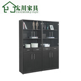 广州文件柜储物柜 档案柜办公家具带锁文件柜 展示柜真皮文件柜