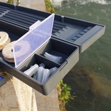 小配件多功能硅胶浮漂鱼漂子线主线盒三层合一浮标鱼线盒渔具套装
