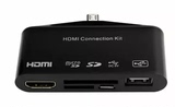 S3三星OTG读卡器note2盖世i9300三星HDMI转接头MHL转HDMI适配器S4