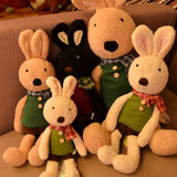 可爱太子兔子法国兔公仔毛绒玩具小兔子毛衣围巾款布娃娃宝宝玩具