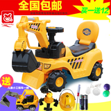 祺月正品挖掘机玩具可坐可骑挖土机儿童吊车挖工程车钩机儿童玩具