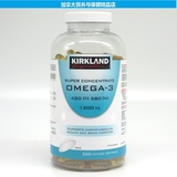 加拿大中老年保健品可兰Kirkland欧米伽-3深海鱼油软胶囊健脑益智