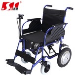 舒适康铝合金双手柄双驱电动轮椅SLD6-A轻便可折叠PC