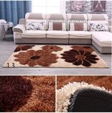 新款热卖韩国丝图案地毯客厅茶几地毯现代欧式卧室床边地毯可定做