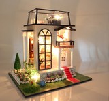 DIY小屋成品 小王子的玫瑰花带罩创意手工模型别墅圣诞节元旦礼物