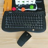 包邮笔记本电脑有线小键盘无线折叠鼠标 超薄便携迷你USB键鼠套装