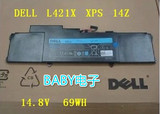 现货全新原装Dell/戴尔  L421X  XPS 14Z C1JKH 4RXFK 笔记本电池