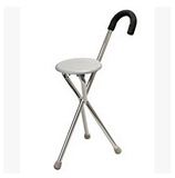 老人拐杖凳带椅子可坐铝合金超轻便携三脚折叠手杖助行器包邮
