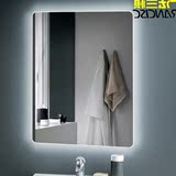 镜子卫生间无框LED灯镜 壁挂悬挂浴室镜洗手间厕所灯镜卫浴