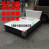 深圳家具 1.2米1.5米单双人布艺床简易一体床 结实床架 同城包邮