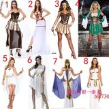cosplay万圣节服装 民族服饰 埃及法老艳后服装 古罗马公主服